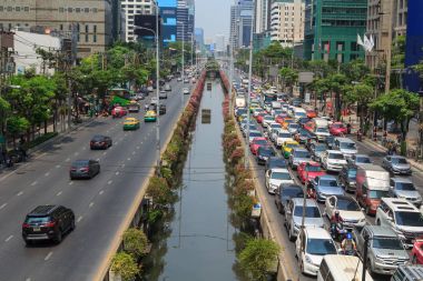 Şehirdeki trafik sıkışıklığı