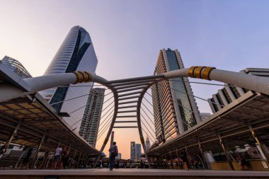 Tayland şehir şehir geçit Chongnonsi Köprüsü