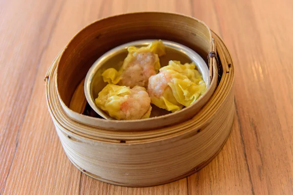 Chinês cozido no vapor Dumpling — Fotografia de Stock