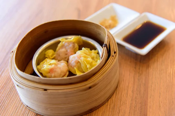 Chinese steamed dumpling — Stock Photo, Image