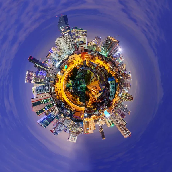 Коло панорама міста — стокове фото