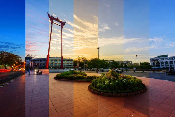 Monumento al swing gigante en la ciudad / Sao Ching Cha —  Fotos de Stock