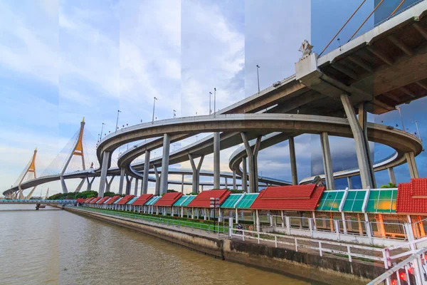 Прекрасный Большой Пумибольский мост — стоковое фото
