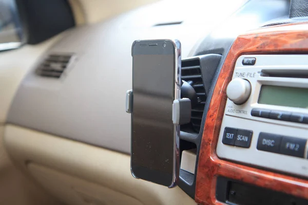 Phone holder air vent mount — Stock Photo, Image