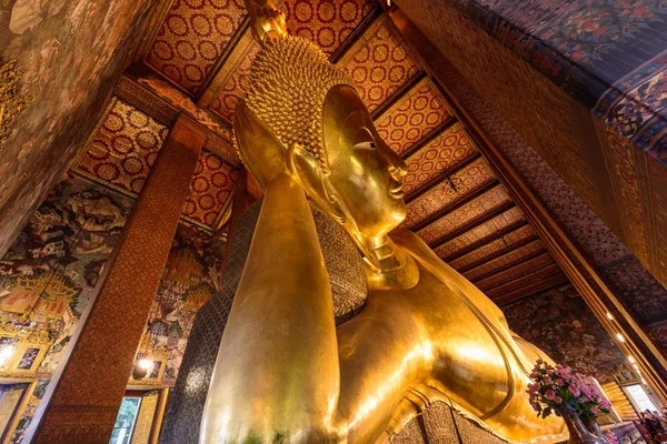 Bangkok Thailand Januar 2018 Große Goldene Buddha Statue Wat Phra — Stockfoto