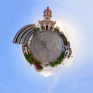 360 panorama dış of Christ Church of mimarisi 