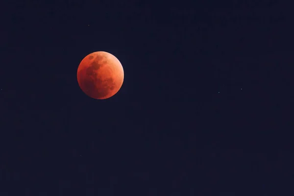 Pełnia Księżyca Super Krwawe — Zdjęcie stockowe