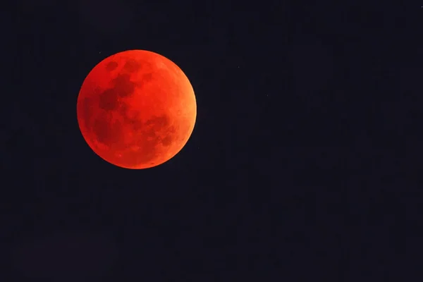 Bulan Berdarah Super Penuh — Stok Foto