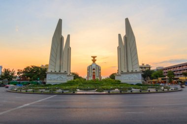 Günbatımı zamanı'nın demokrasi Anıtı genel landmark Bangkok
