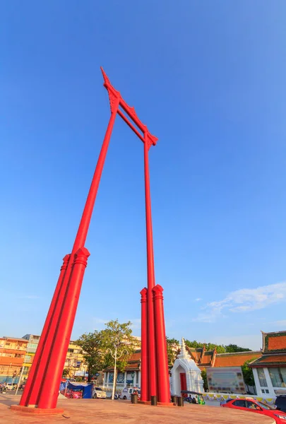 Pole of Giant swing landmark in bangkok city / Sao Ching Cha landmark in Bangkok city