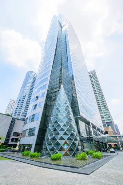 Bangkok Thailandia Maggio 2018 Sathon Square Building Office Area Sunlight — Foto Stock