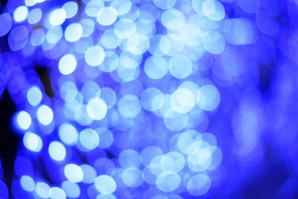 Blue Bokeh Blur Light — Stock Photo, Image