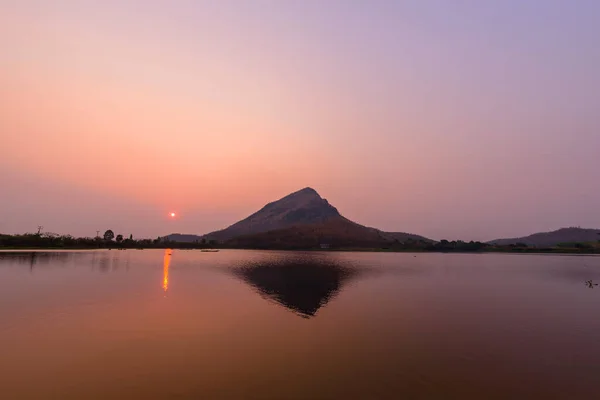 Схід Сонця Озері Вигляд Озеро Схід Сонця — стокове фото