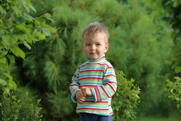 Bonito jardineiro menino — Fotografia de Stock