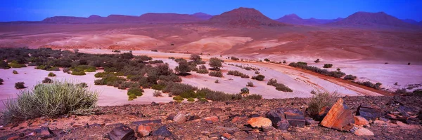 Deserto rochoso em África — Fotografia de Stock