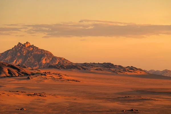 Vista Panorámica Del Amanecer Namibia — Foto de Stock