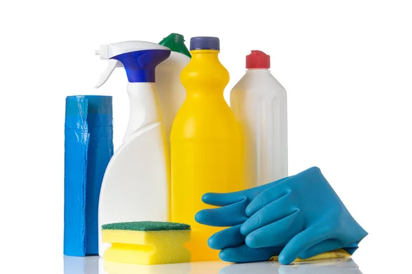 Cleaning Jars Isolated White Background — Stock Photo, Image