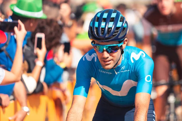 San Vicente Barquera Spain September 2019 Vuelta Espaa Movistar Team — 스톡 사진