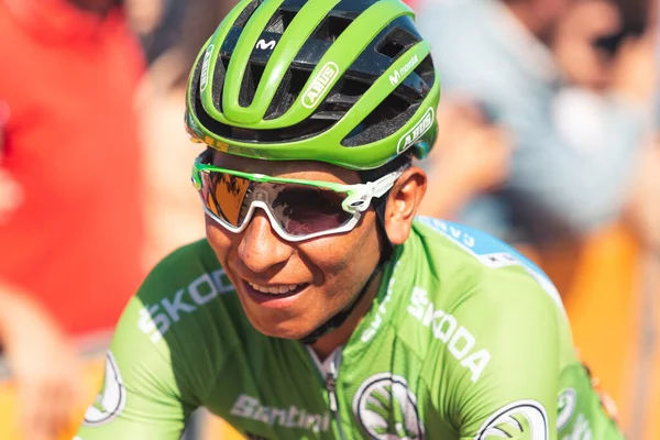 San Vicente Barquera Spanien September 2019 Nairo Quintana Radrennfahrer Des — Stockfoto