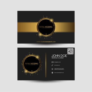 Altın renkli kartvizit