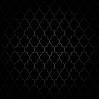 Karanlık bir arka planda kusursuz altın geometrik desen. Kraliyet sembolü. Vektör İllüstrasyonu. Zarif dekorasyon sembolü.