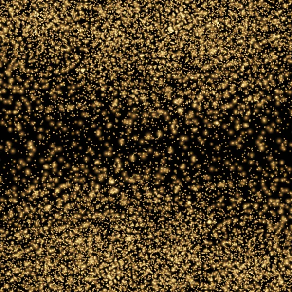 Gold glitter texture on a black background. Golden Sparkle.golden glittering vector, Golden grainy abstract texture on a black background