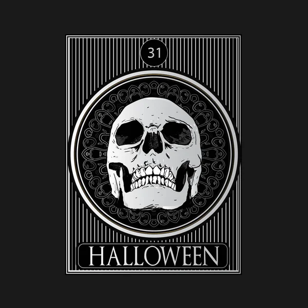 Vector Gelukkig Halloween Luxe Vintage Badges Emblemen Labels Halloween Feest — Stockvector