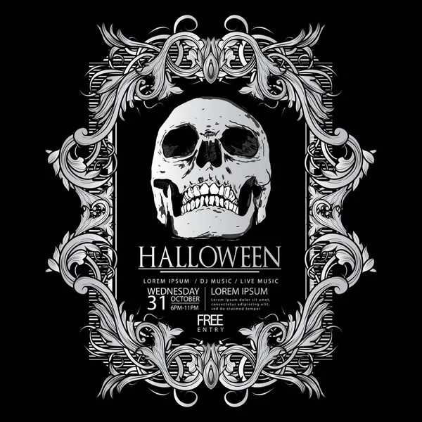 Vektor Šťastný Halloween Luxusní Vinobraní Odznaky Emblémy Štítky Šablony Halloween — Stockový vektor