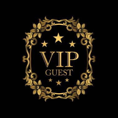VIP konukların lüks tasarımı. Orijinal, marka, ürün, kalite, vip içeren tasarım ögesi.