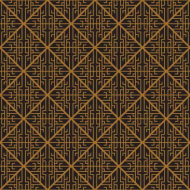 Karanlık bir arka planda kusursuz bir altın mahsulü. Heraldik sembol. Vektör İllüstrasyonu.