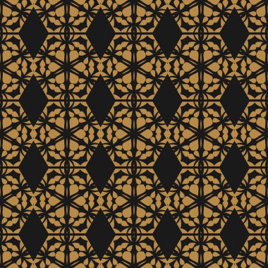 Altın Renkli Lüks Arkaplan. Tasarım elementi süslemesi, etiket, logo şablonları. Süs Arkaplanda Altın Lüks Çiçeklerle Yapıldı