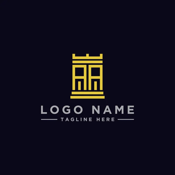 Logo Tasarımı Logo Simgesinin Ilk Harflerinden Şirketler Için Ilham Kaynağı — Stok Vektör