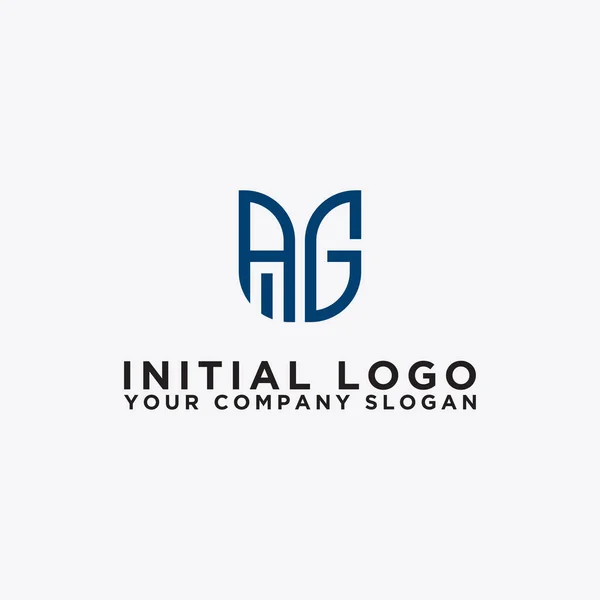 Letter Úvodní Ikona Logo Design Monogram Inspirace Vektor — Stockový vektor