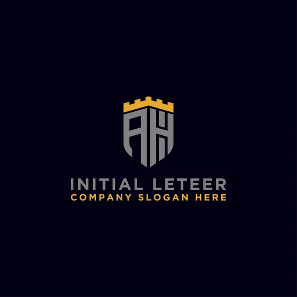 Logo Simgesinin Ilk Harflerinden Şirketler Için Logo Tasarımı Ilham Kaynağı — Stok Vektör