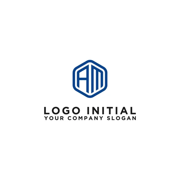 Logo Design Ispirazione Aziende Dalle Lettere Iniziali Dell Icona Del — Vettoriale Stock