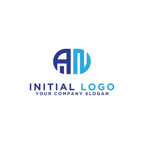 Inspiração Design Logotipo Para Empresas Partir Das Letras Iniciais Ícone — Vetor de Stock