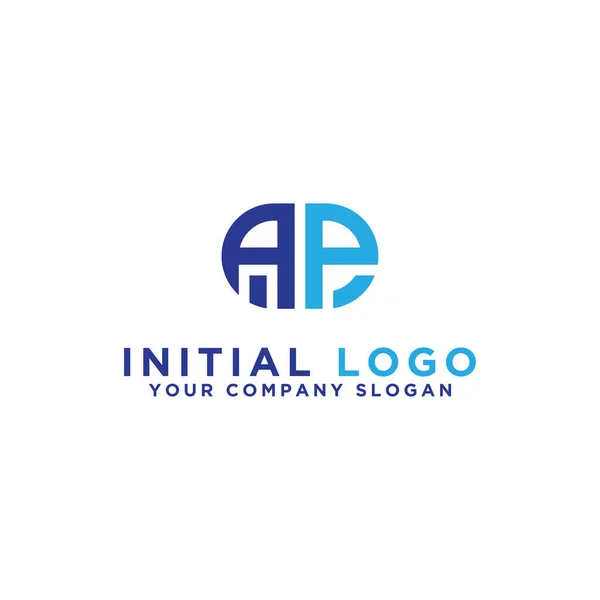Inspiração Design Logotipo Para Empresas Partir Ícone Inicial Letras Logotipo — Vetor de Stock