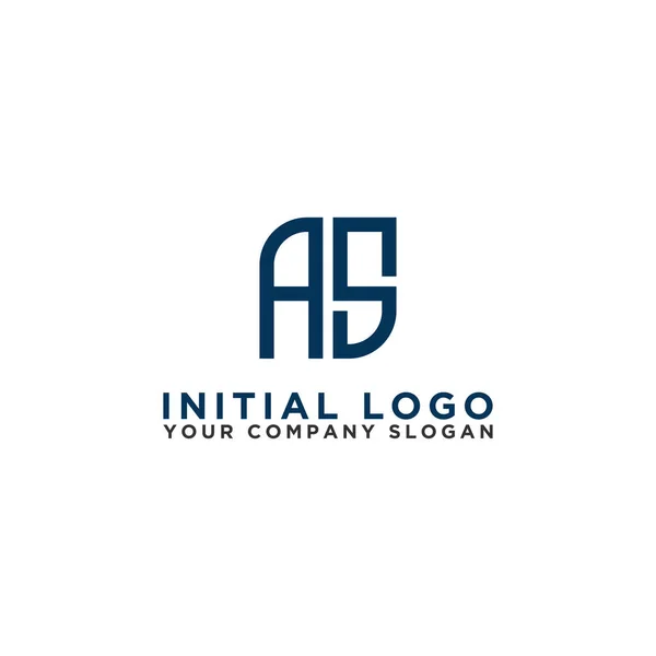 Inspiração Design Logotipo Para Letra Inicial Ícone Logotipo Vector — Vetor de Stock