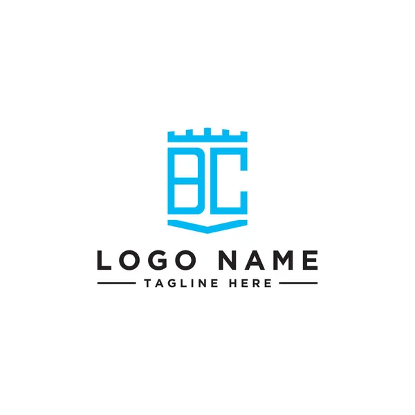 Inspiración Diseño Logotipo Para Las Empresas Partir Las Letras Iniciales — Vector de stock