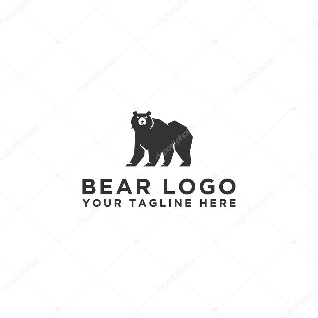 Logo icon design Bear logo vector template. - Vector