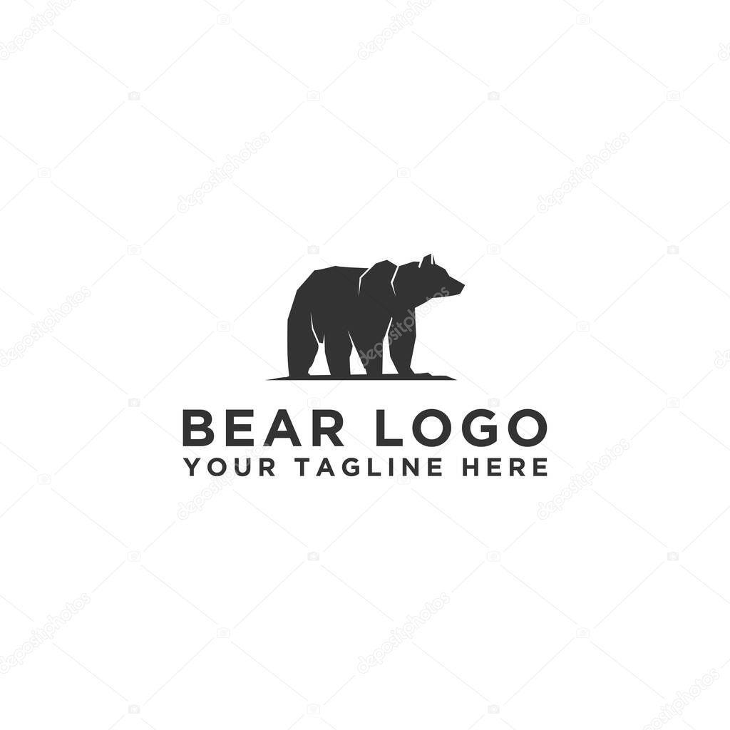 Logo icon design Bear logo vector template. - Vector