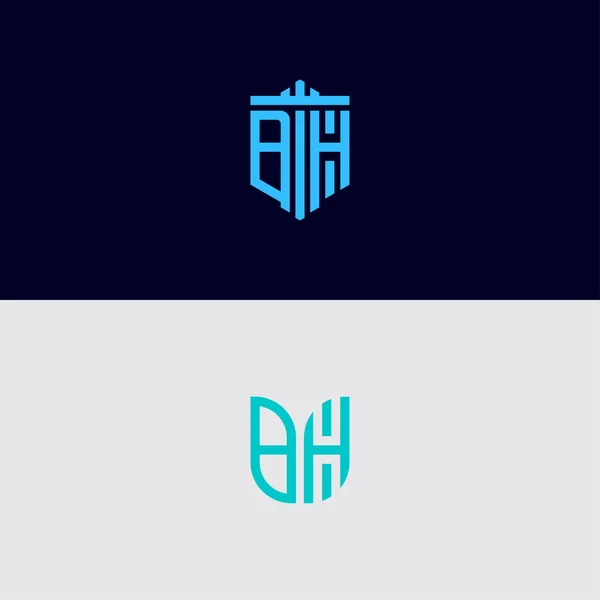 Conjunto Diseño Logotipo Inspirador Para Empresas Partir Las Letras Iniciales — Vector de stock