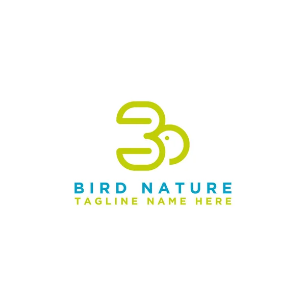 Logo Design Icon Bird Vector Template Logo Vektor — Stockový vektor