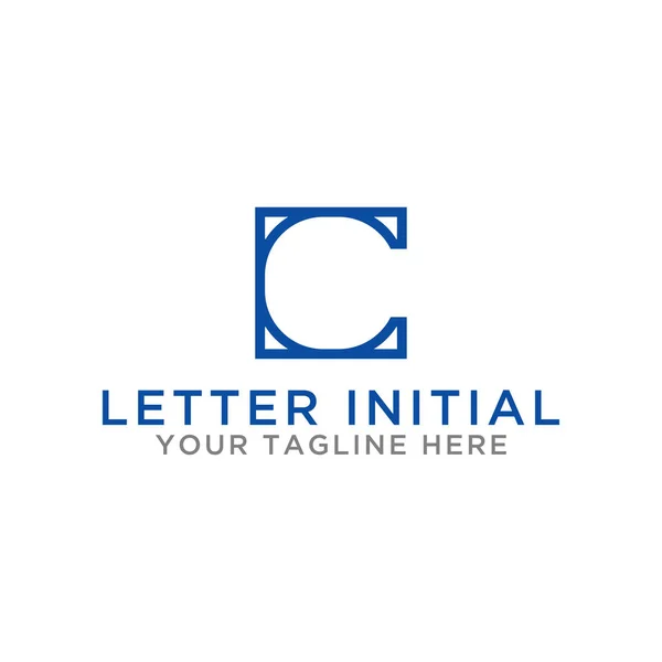 Design Del Logo Cool Lettera Iniziale Vettore — Vettoriale Stock
