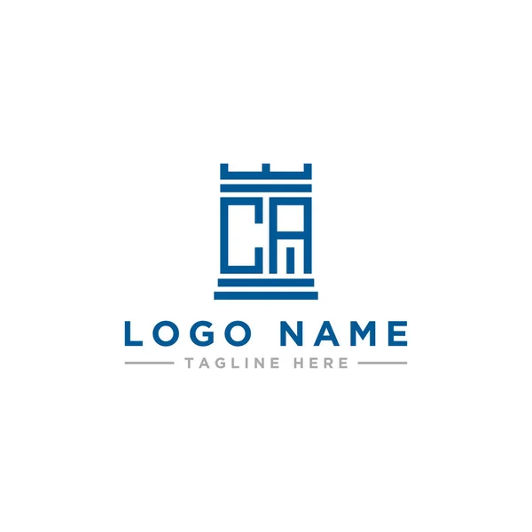 Inspiración Diseño Logotipo Para Las Empresas Partir Las Letras Iniciales — Vector de stock