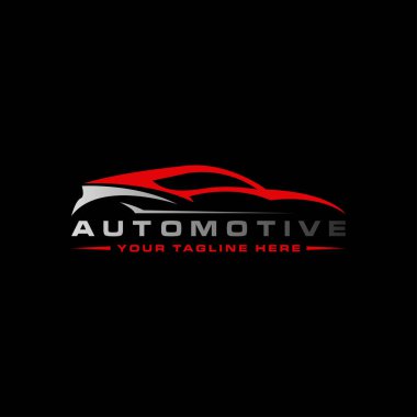 Vector Oto Yıkama Logosu, Araba Otomobili / Yarış Arabası / Otomotiv Tasarımı - Vektör