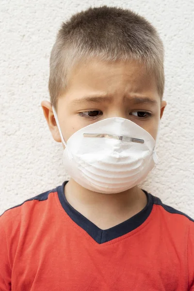 Child Mask Pandemic — Stock Photo, Image