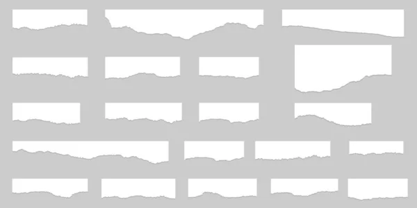 紙の薄板 ターンペーパーストリップのセットベクトルイラスト ベクターグラフィックス