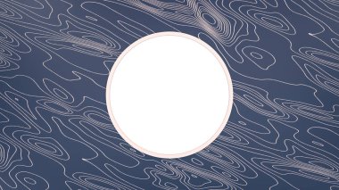 Logo metni için koyu arkaplan beyaz daire biçimlendirme yeri mavi boşluk kurumsal bakır metal doku duvar çizgileri resim yeri mimari çizim şekli modern soyut geniş