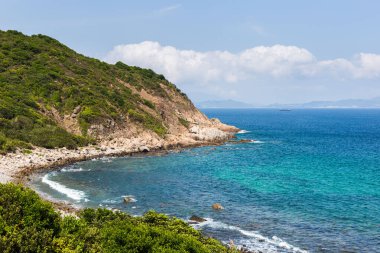Shek O, Hong Kong 'da ele geçirilen sahil koleksiyonu.